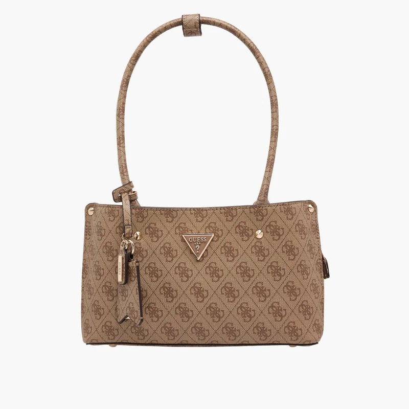 جس Monogram Texture Shoulder Bag for Women